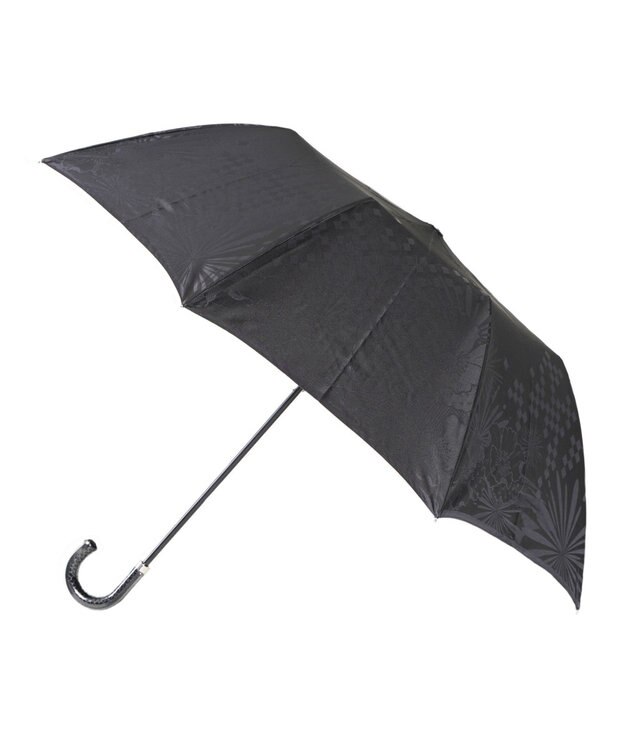 槇田商店 monotone 花 ブラック 折りたたみ傘 クロ