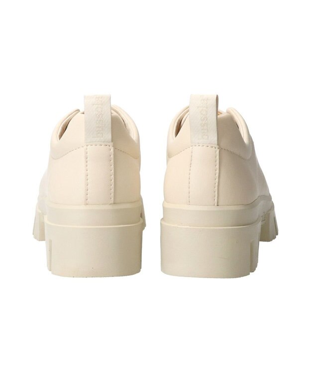 INTER-CHAUSSURES 【BUSSOLA】厚底スリッポンシューズ ライトベージュ