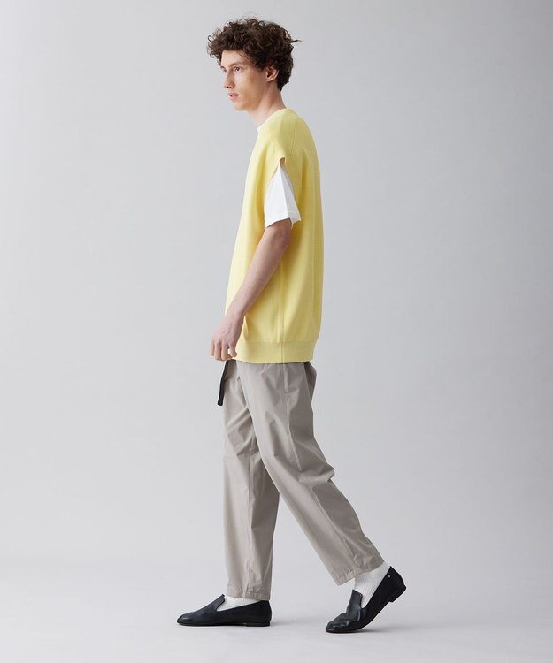 UNFILO MENS イージーケア ニットベスト [23年春夏商品] イエロー