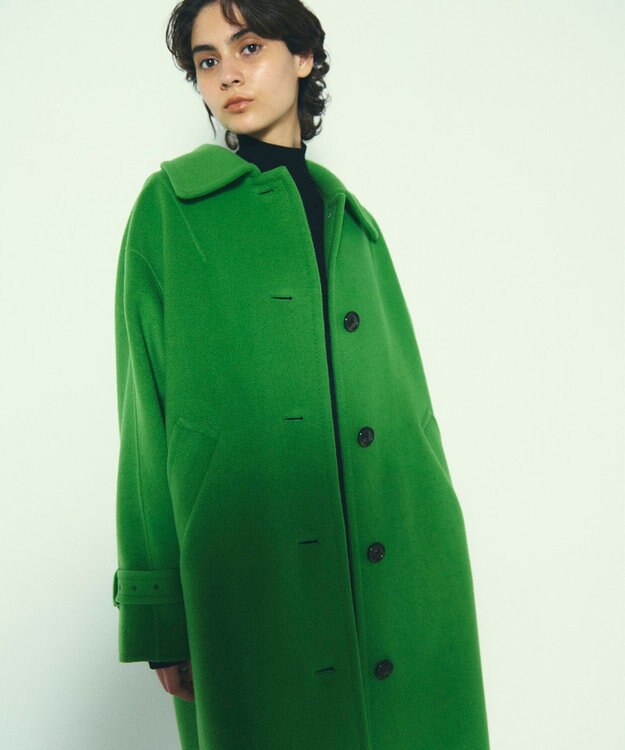 GRACE CONTINENTAL リバーコート グリーン