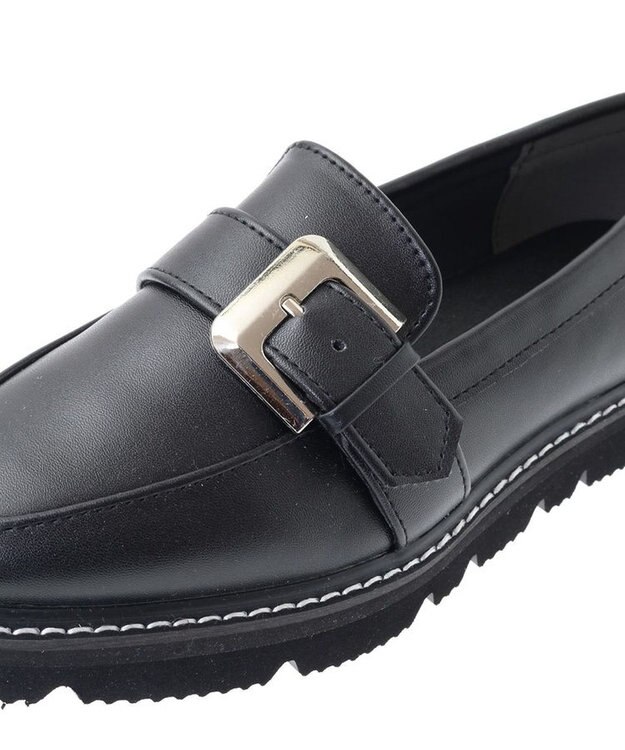 Green Parks ＲＵＰＩＳ．ベルトローファー Black