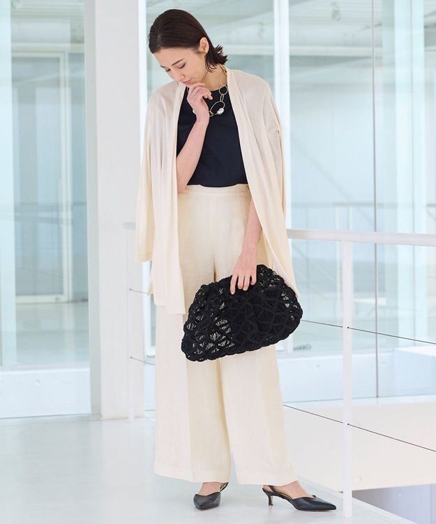 自由区 【好評につき新色追加・接触冷感・UVカット・洗える・XSサイズあり】ハンディカーディガン ロング丈 アイボリー系