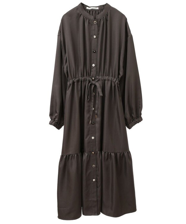 Green Parks ・ＥＬＥＮＣＡＲＥ　ＤＵＥ　イロイロ釦ワンピース Charcoal Gray