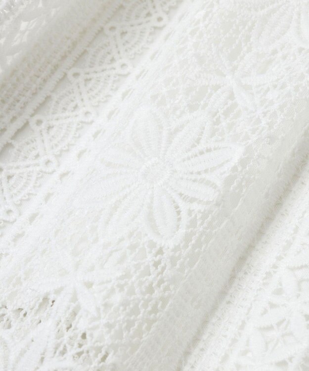 earth music&ecology レースプルオーバー Off White