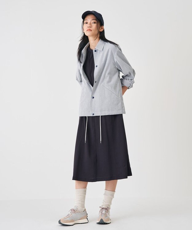 J.PRESS YORK STREET 【UNISEX】サッカーコーチ ジャケット ネイビー系1