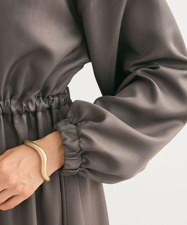 Green Parks ・ＥＬＥＮＣＡＲＥ　ＤＵＥ　イロイロ釦ワンピース Charcoal Gray