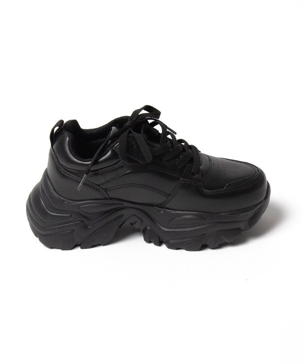 WEGO 厚底ボリュームダッドスニーカー ブラック