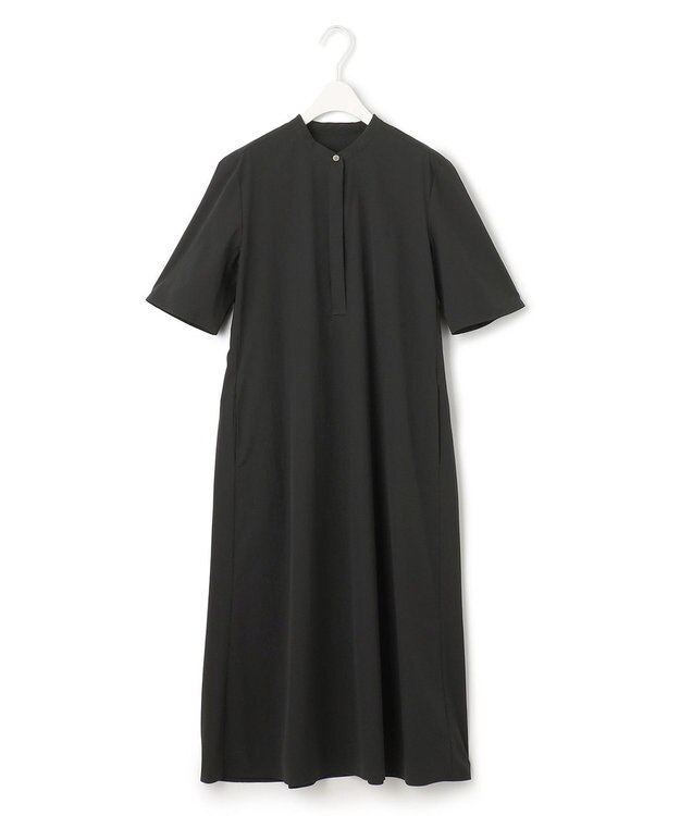 ICB 【接触冷感・UVカット・撥水・洗える】 プルーフ4WAYタフタ ワンピース ブラック系