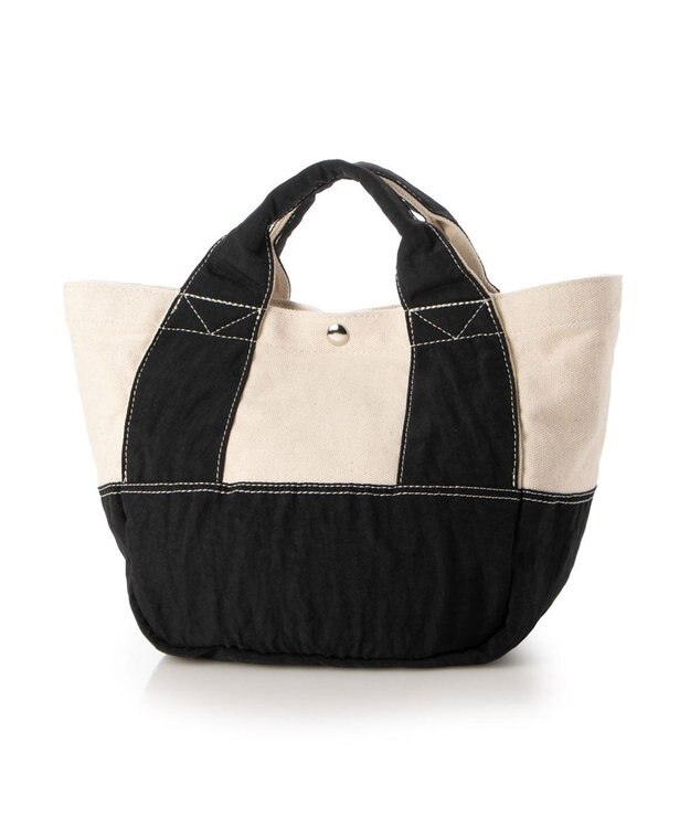 UNBILLION cachecache 製品洗いキャンバス×ナイロントートS ブラック