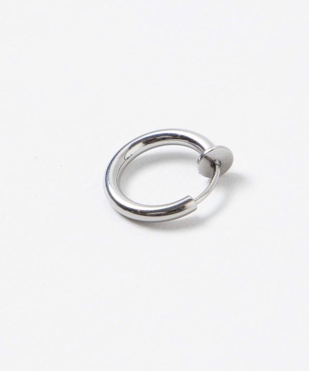 WEGO ステンレスフープイヤリング シルバー