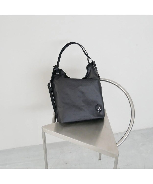 PELLE BORSA 3Way リュック/クロスボディ/ショルダー ミディバッグ Alive アライブ 4319 マットブラック