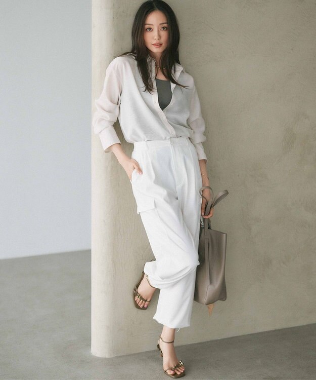 23区 【CLASSY.6月号掲載/Oggi4月号掲載】レザートートバッグ モカ