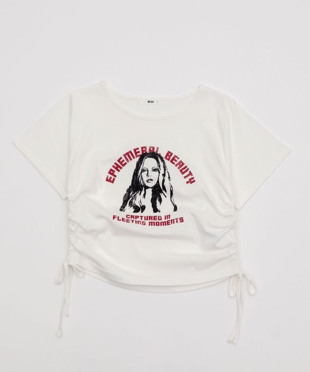 WEGO ヴィンテージライクドロストちびT ホワイト