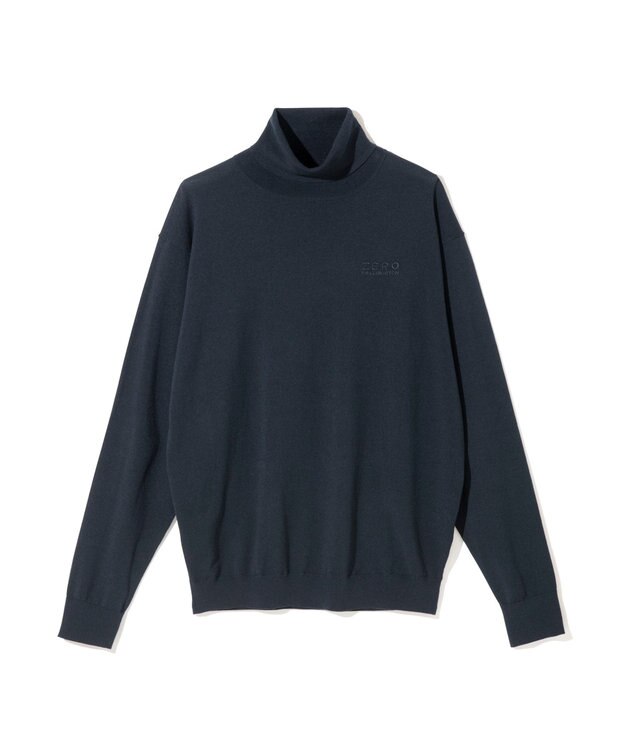 ZERO HALLIBURTON タートルネックニット ZHG-M5A4f 85118 ネイビー