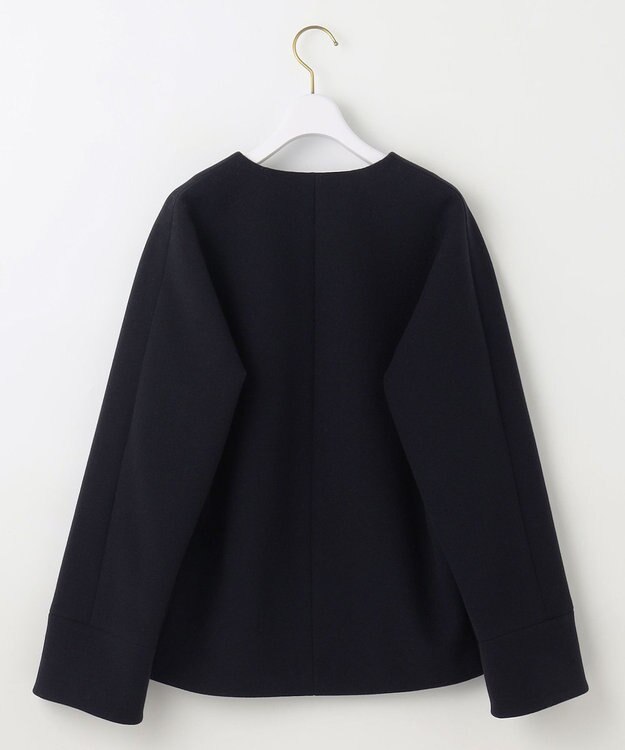 ANY SIS ウールライクドルマンショート コート ネイビー