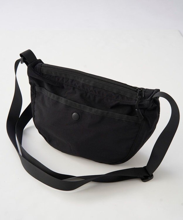 OP／FILA 【Kappa】三日月形 ショルダーバッグ ブラック