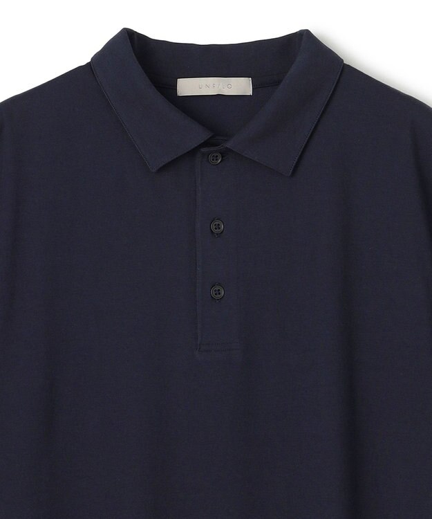 UNFILO MENS 【メンズノンノWEB掲載】快適さらさら冷感POLO【男女兼用】 ネイビー
