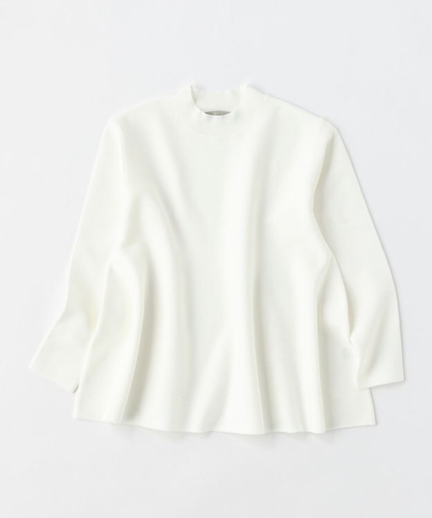 UNFILO 【新色追加】ペプラムニット オフ