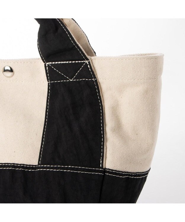 UNBILLION cachecache 製品洗いキャンバス×ナイロントートS ブラック