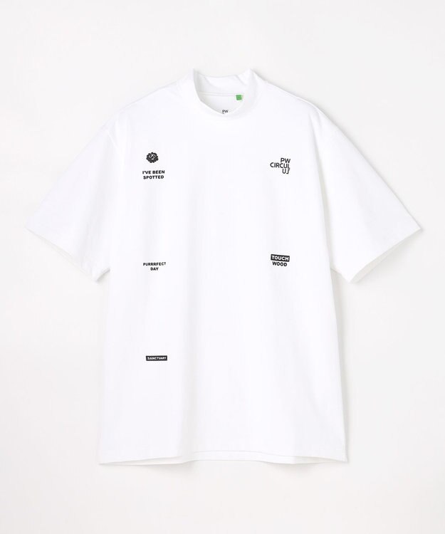 PW CIRCULUS 【MEN】ベーシックモックT ゴルフ ホワイト系