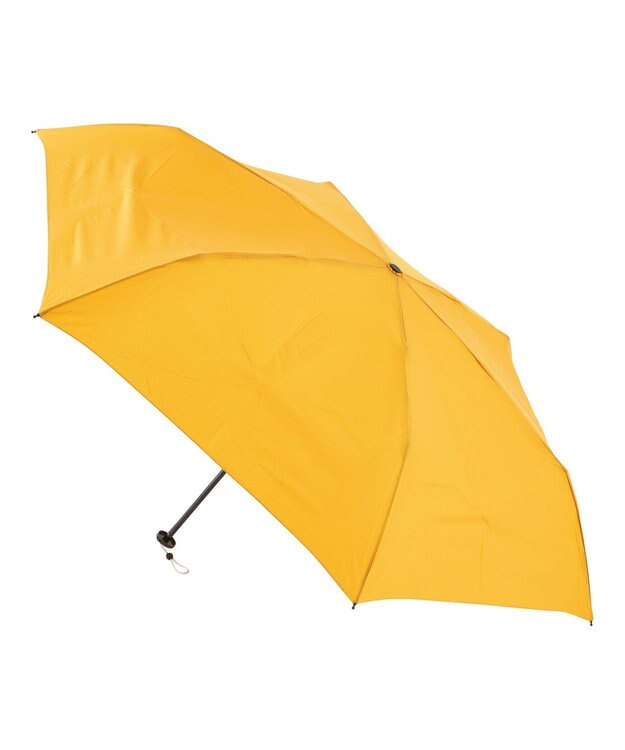 MOONBAT urawaza sim(ウラワザ スリム) 3秒でたためる傘 折りたたみ傘 55cm 大きめ UV カナリア(カラシ)