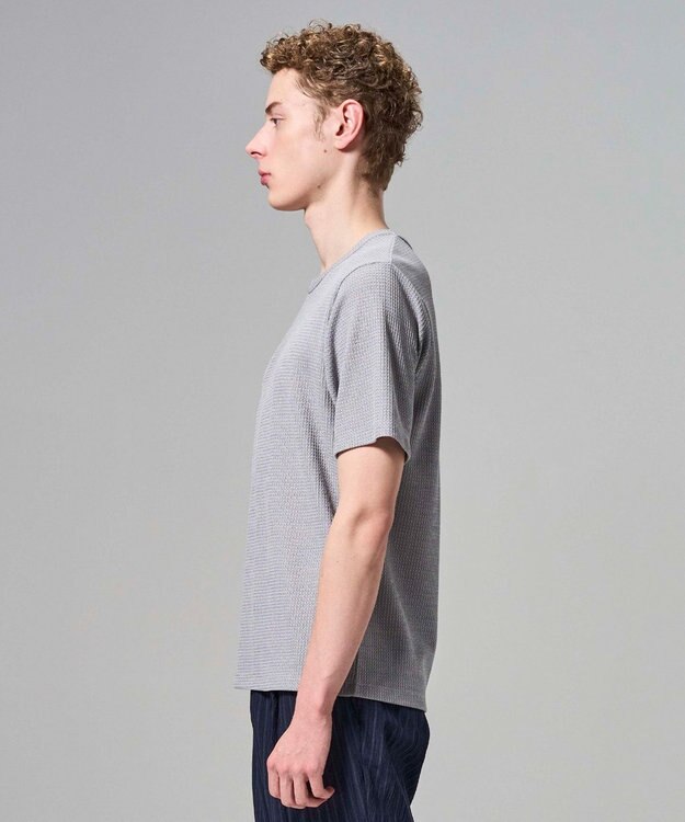 JOSEPH HOMME 【新色追加】メランジクロスジャージー　クルーネックカットソー ライトグレー系