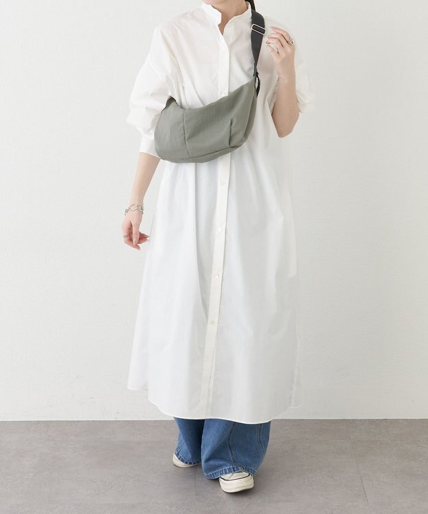 russet ナイロンバナナボディバッグ(CE-1710) Olive