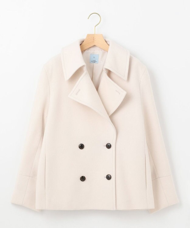 組曲 ショートビーバー ピーコート ベージュ系