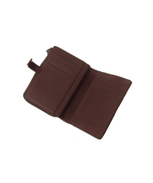 genten カットワーク 二つ折り財布 ノウチャ