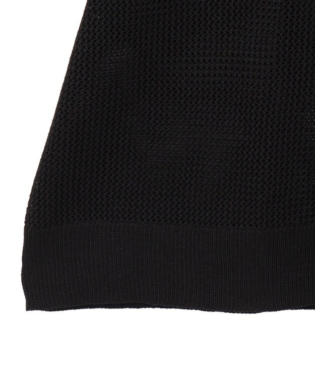 WEGO メッシュポロニットプルオーバー（S） ブラック