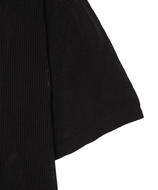 WEGO メッシュポロニットプルオーバー（S） ブラック