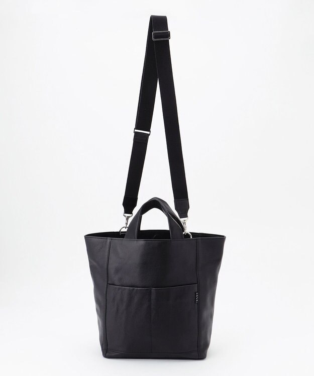 YUSHI NUANCE - TOTE SHOULDER 本革トートショルダー ブラック