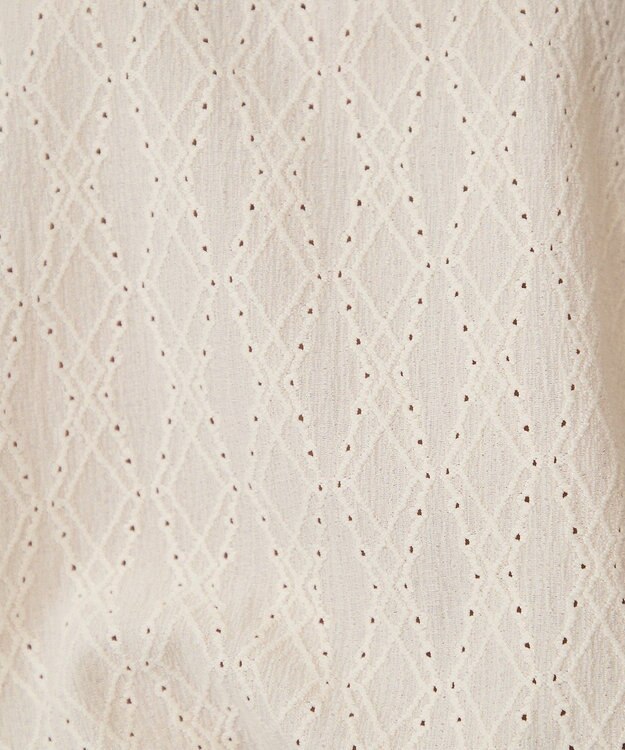 AMERICAN HOLIC フレンチスリーブ総レースプルオーバー Light Beige