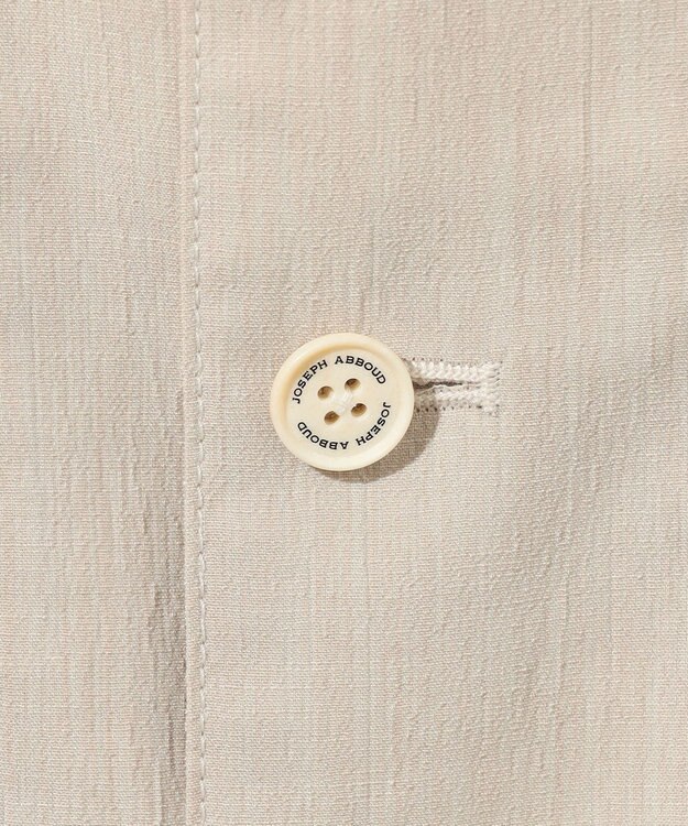 JOSEPH ABBOUD 【洗える・麻混】クールリネン シャツ ベージュ系