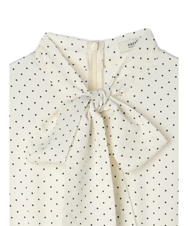 earth music&ecology ハイウエスト切り替えドッキングフレアワンピース Dot