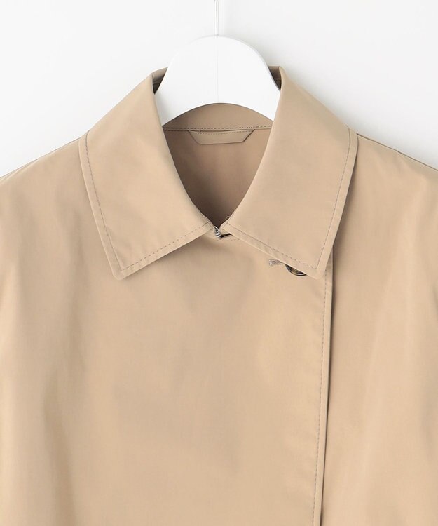 J.PRESS LADIES 【洗える・撥水】ポリアーティローザ ダブル トレンチコート モカ系