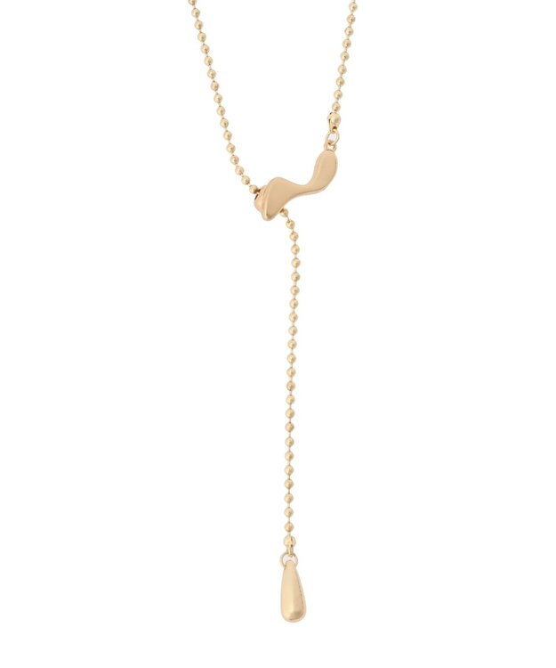 Green Parks ｅｖｅｒｙ　ｗａｌｋ．ボールチェーンスライドネックレス Gold