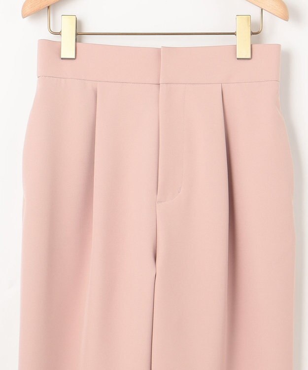 組曲 【洗える・ストレッチ】プランタンカラークロップド パンツ ピンク系