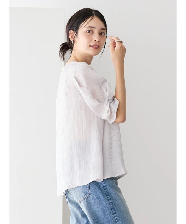 AMERICAN HOLIC 袖コンシャスブラウス