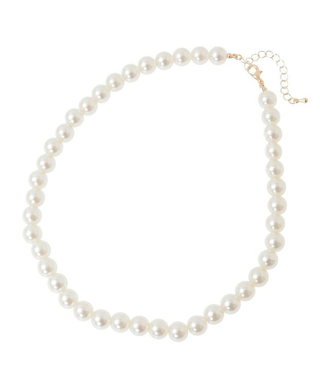 earth music&ecology パールショートネックレス Gold