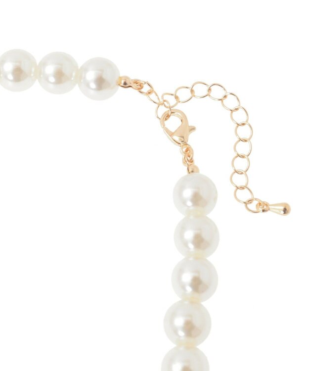 earth music&ecology パールショートネックレス Gold