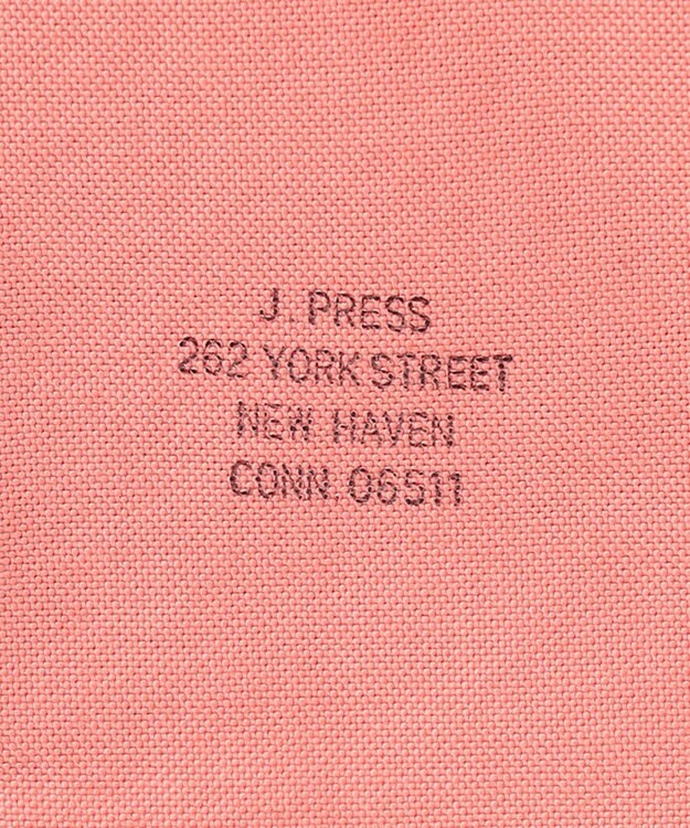 J.PRESS MEN バックブルバンドカラーシャツ ライトオレンジ系