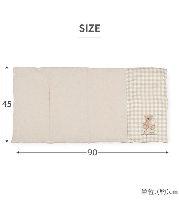 PET PARADISE ペットパラダイス くまちゃん クール ロールマット 《アイス柄》 ベージュ