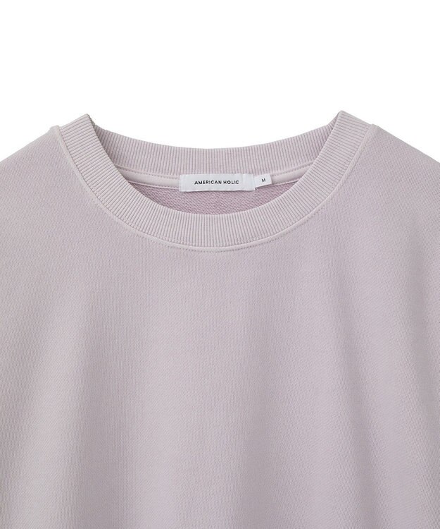 AMERICAN HOLIC ピグメント裏毛プルオーバー Lavender