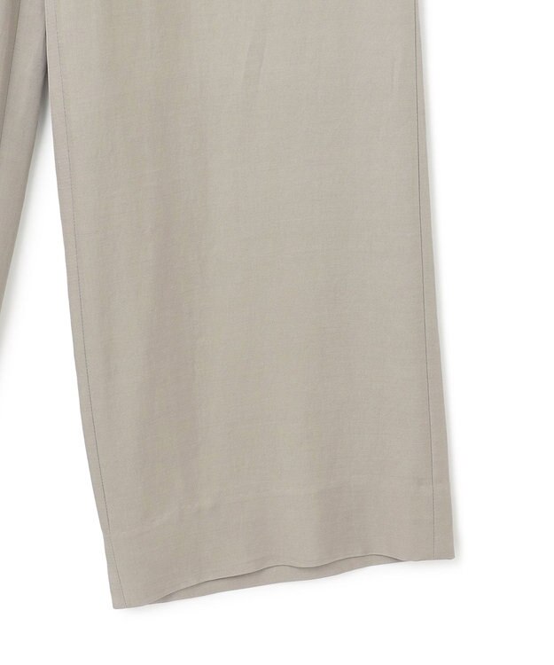 ICB L Vi/Ly/Liツイル ワイドストレートパンツ カーキ系