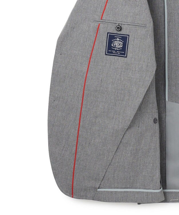 J.PRESS MEN 【J.PRESS ORIGINALS】Magic Cuba Wool Cotton Hopsack 3B Jacket / Made in Japan ライトグレー系