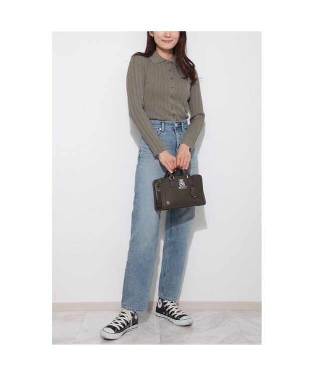 A.D.M.J. モーツァルトヘリ巻きボストン23cm フォレスト