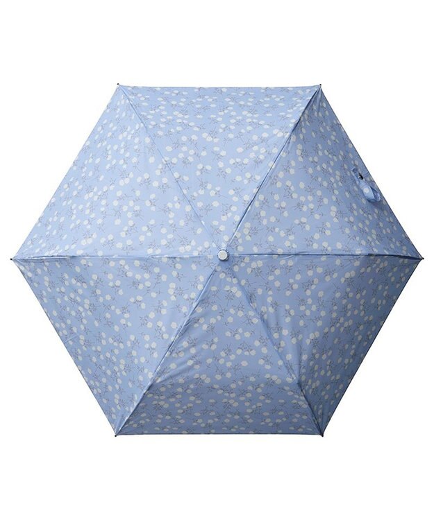 MOONBAT 【超撥水】フロータス (FLO(A)TUS) 折りたたみ傘 コットンフラワー 耐風 ペールスカイ