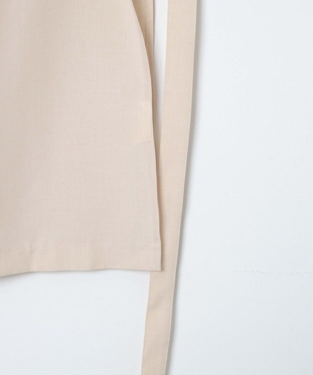 WEGO リネンライクサイドベルトベスト ナチュラル