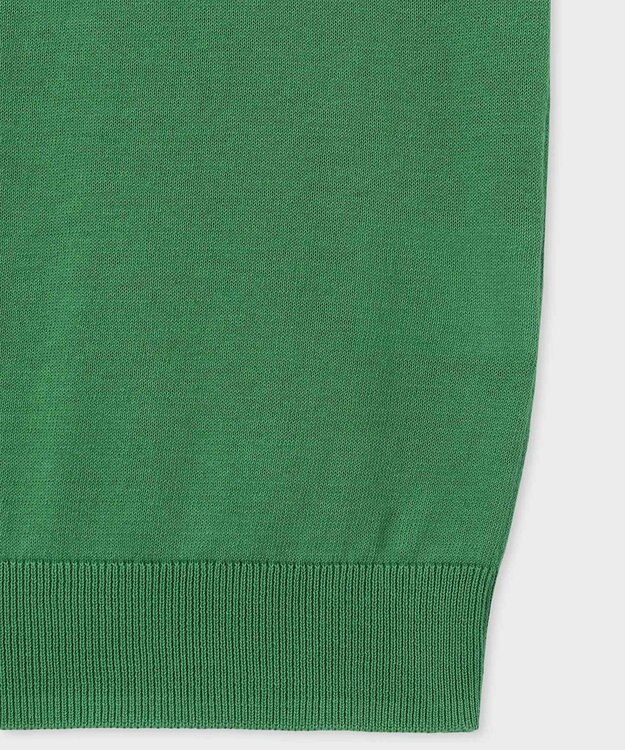 Paul Smith パイピングストライプ ノースリーブ ニット グリーン